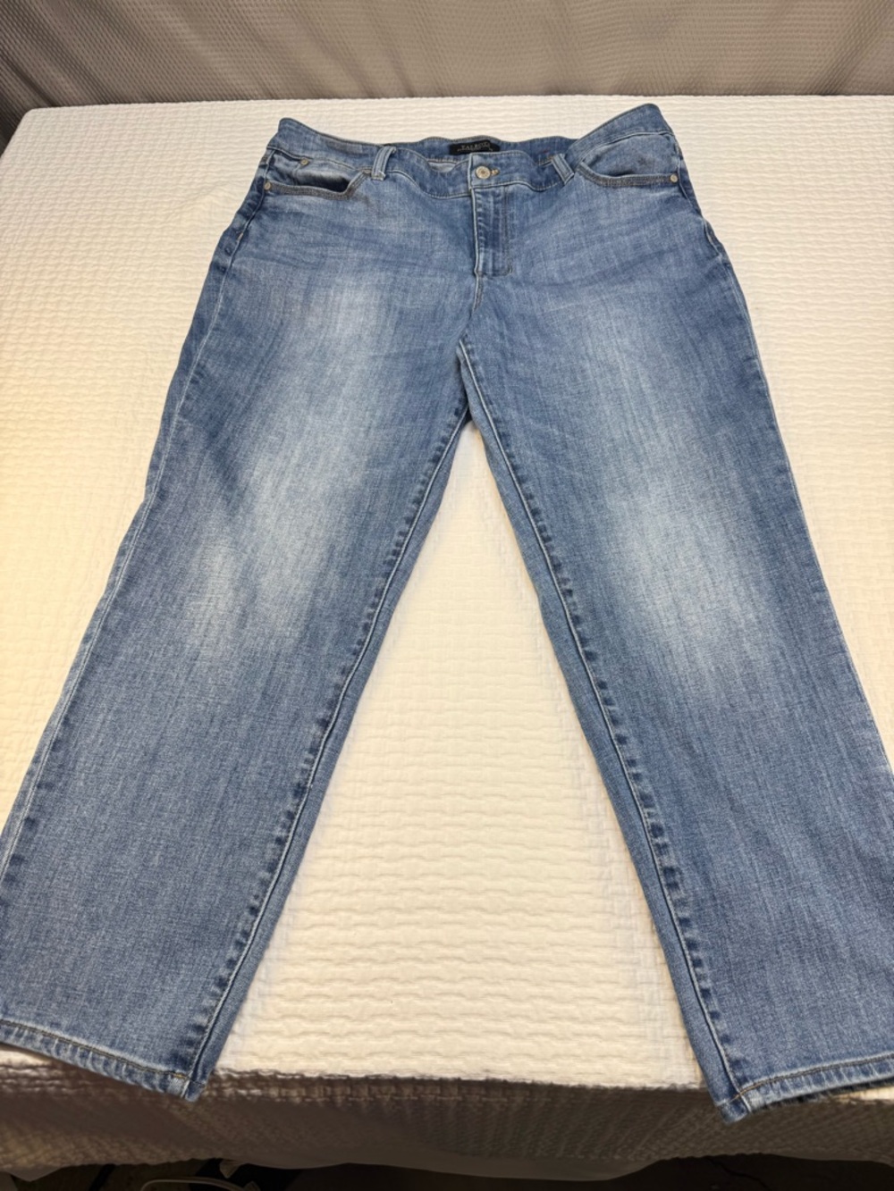 Talbots Light Blue Denim Five-Pocket Jeans Boyfriend Style